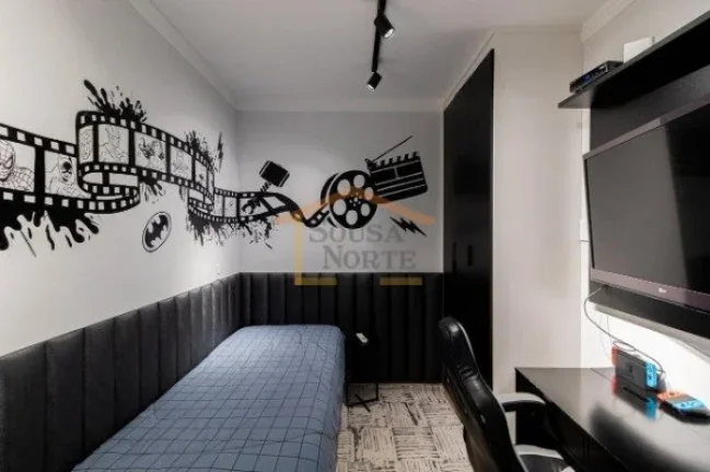 Imagem Sobrado moderno e super completo, com 144 m² muito bem distribuídos. Conta com cozinha, sala de es...