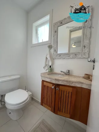 Imagem Alugar Casa anual em Juquehy em Condomínio Fechado - com 4 dormitórios, 2 suíte, 100m da praia - Acomodação máx. 10 pessoas | Juquehy Imobiliária