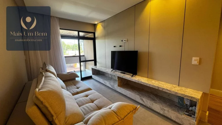 Imagem Apartamento com 2 quartos, 1 suíte, mobiliado, sacada com churrasqueira à venda, 82 m² por R$ 843.000 - Bairro Ahú - Curitiba/PR