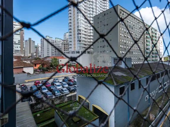 Imagem Apartamento mobiliado, frente mar para locação em Santos por $ 2.200,00 Pacote.