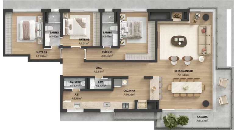 Imagem Matiz Moinhos - Apartamento à venda no bairro Auxiliadora - Porto Alegre/RS