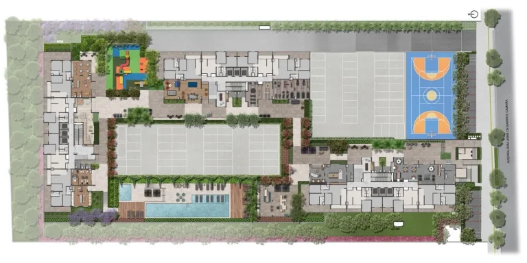 Imagem Lazer Clube + 2 Dorms (1 Suíte) + Depósito ao lado da Anchieta. Patteo SBC.