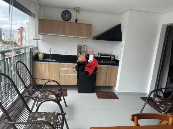 Imagem Apto moderno com 3 suítes, varanda gourmet, depósito, 2 vagas ,Vila Gilda, Santo André,
