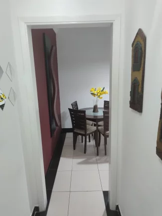 Imagem Apartamento Guilhermina - Praia Grande, de frente para Praia, com 50 m², 1 Dormitório, 1 Vaga.