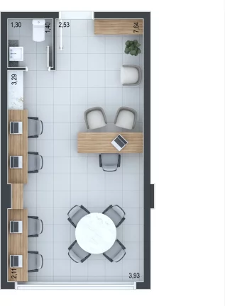 Imagem Terrasse Infini - Comercial - Sala à venda no bairro Água Verde - Curitiba/PR