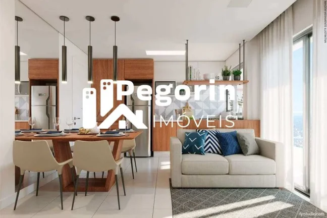 Imagem Apartamentos com 2 quartos e sacada com churrasqueira no Capão Raso