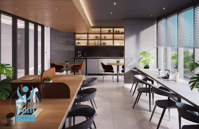 Imagem Apartamento com 2 quartos à venda, 55 m² por R$ 615.342 - Centro - Curitiba/PR