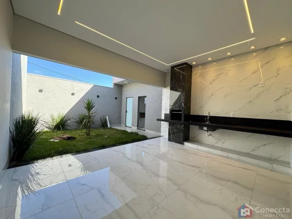 Imagem Casa à Venda no Parque do Sabiá em Patos de Minas – 3 Quartos e Área Gourmet