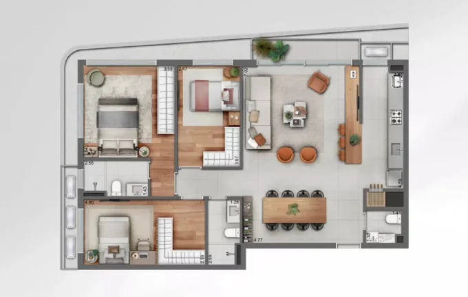 Imagem Trend Downtown Home - Fase 1