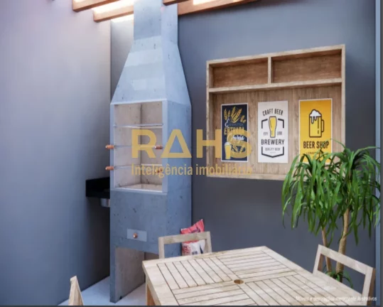 Imagem Sobrado Geminado em construção no início do Costa e Silva, próximo de comércio, indústria, fac...