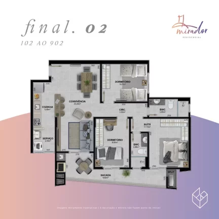 Imagem Apartamento Residencial em Criciúma - SC, Centro