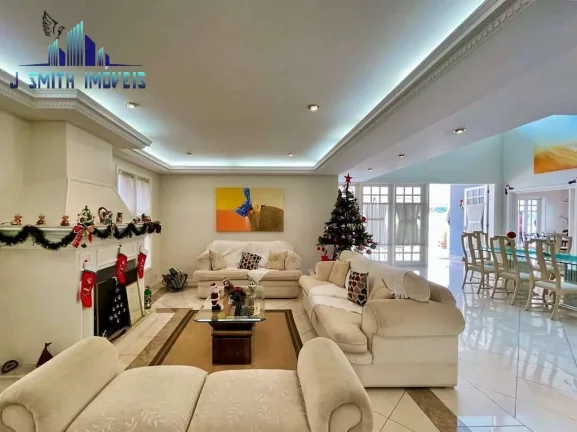 Imagem Casa maravilhosa, 4 suítes, piscina, gourmet - Cond São Paulo II