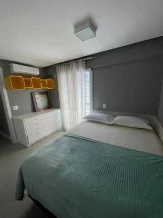 Imagem Apartamento mobiliado com 2 dormitórios sendo 1 suíte e 2 vagas de garagem na Praia Brava - Itajaí