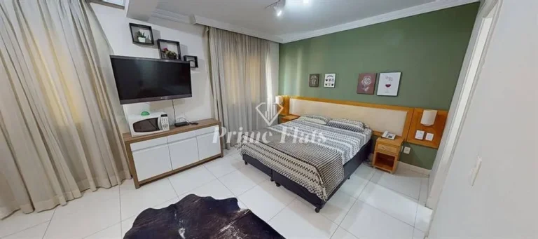 Imagem Flat disponível para locação no Quality Suites Oscar Freire em Pinheiros, com 32m², 1 dormitório e 1 vaga