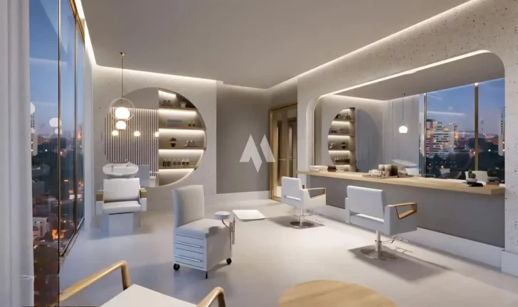 Imagem Apartamento 1 dormitório com lazer completo à venda Ponta da Praia Santos