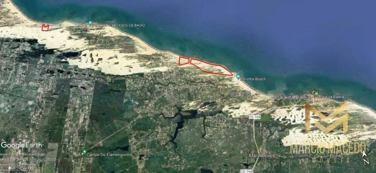 Imagem Terreno à venda, 1649280 m² por R$ 40.000.000,00 - Praia da Baleia - Itapipoca/CE