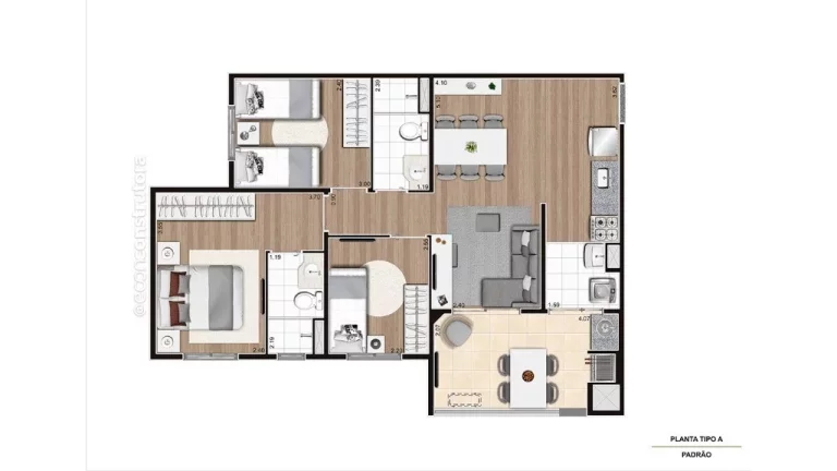 Imagem Vision Campestre Santo André, apartamento à venda 3 quartos em Bairro Campestre Santo André SP