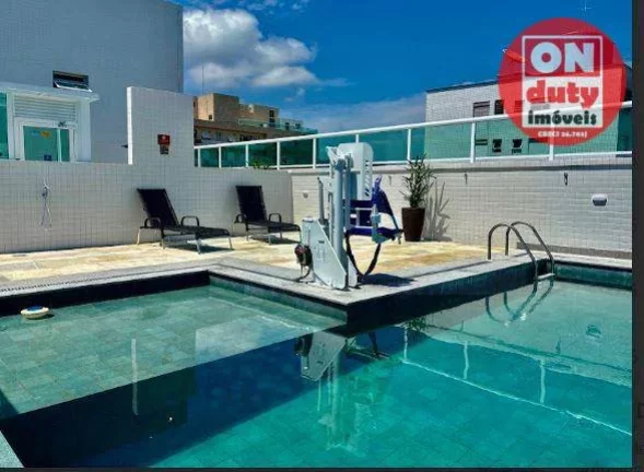 Imagem Na quadra da praia Apartamento com 2 dormitórios à venda, 76 m² por R$ 860.000 - Embaré - Santos/SP