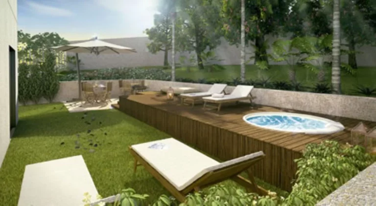 Imagem Apartamento de luxo no Condomínio Guedala Mix: 1 quarto, 1 suíte, 2 banheiros, 2 vagas, 84m² em São Paulo-SP.