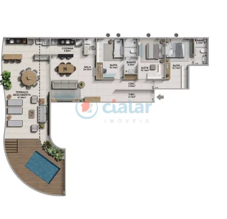 Imagem Apartamento à venda 3 Quartos 3 Suites 2 Vagas 127.4M Recreio dos Bandeirantes Rio de Janeiro - RJ | Ondara Imagem Apartamento à venda 3 Quartos 3 Suites 2 Vagas 127.4M Recreio dos Bandeirantes Rio de Janeiro - RJ | Ondara