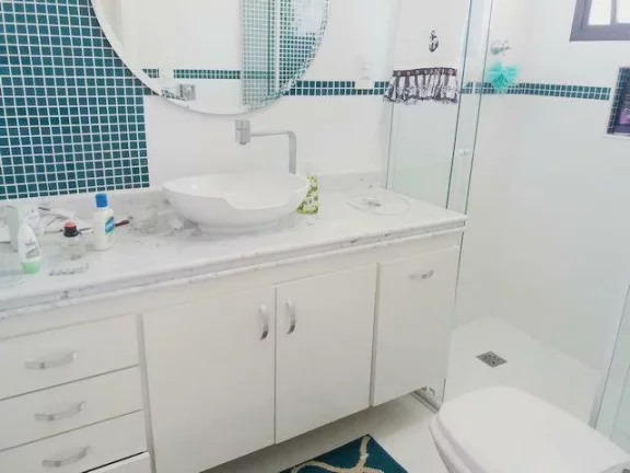 Imagem Apartamento com 3 dormitórios à venda, 215 m² - Tombo - Guarujá/SP