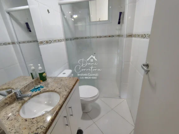 Imagem Apartamento à Venda ou Locação em Guarujá-SP a 30m da praia das Astúrias: 3 Quartos, 1 Suíte, 2 Salas, 2 Banheiros, 2 Vagas, 90m².