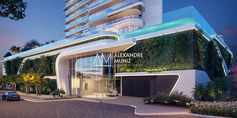 Imagem One Residencial, Beira Mar Fortaleza, Mucuripe. Andar Alto, 5 suítes.