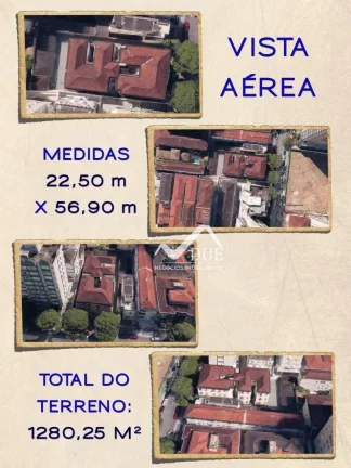 Imagem Terreno à venda, 1280 m² por R$ 10.000.000,00 - Gonzaga - Santos/SP