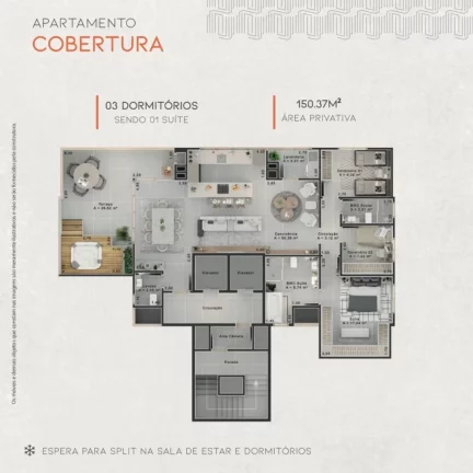 Imagem Apartamento Bairro Sao Cristóvão Criciuma sc.