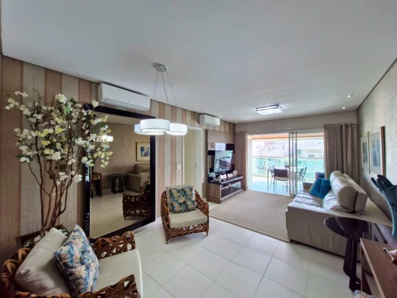 Imagem Apartamento pé na areia à venda em Riviera de São Lourenço - Módulo 8: 3 dormitórios, 2 suítes, 2 vagas, 128m². Varanda gourmet e vista para o mar!