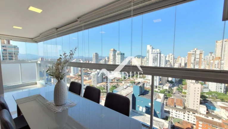Imagem PORTEIRA FECHADA, VISTA MAR PANORAMICA, 3 SUITES, LAZER COMPLETO, VARANDA GOURMET, 2 VAGAS, BOQUEIRÃO, SANTOS/SP