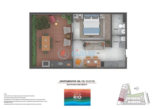 Imagem Apartamento à venda 1 Quarto 35.98M Centro Rio de Janeiro - RJ | Cores do Rio - Residencial Imagem Apartamento à venda 1 Quarto 35.98M Centro Rio de Janeiro - RJ | Cores do Rio - Residencial