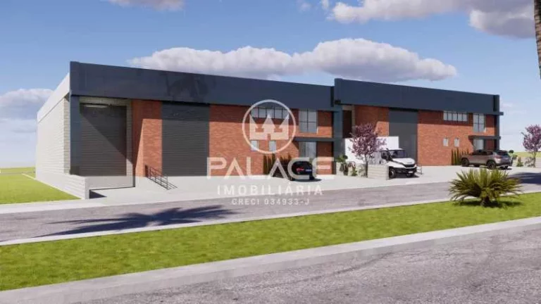 Imagem section Barracão Industrial com 750,00 m² de Terreno e Área construída de 700,00 m² - Com sala ...