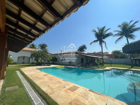 Imagem Casa térrea em condomínio no Jardim Acapulco, Guarujá-SP: 6 quartos, 4 suítes, 3 salas, 8 banheiros, 6 vagas, 800m²