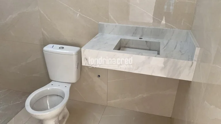 Imagem Casa à venda no Jardim Europa em Cambé com 3 quartos, 2 vagas de garagem, 74m² de área útil e aceita financiamento bancário