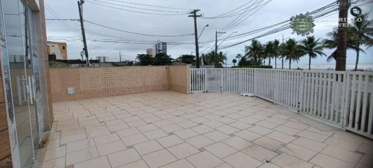 Imagem Loja Frente Mar, 151 m² por R$ 8.000/mês - Caiçara - Praia Grande/SP