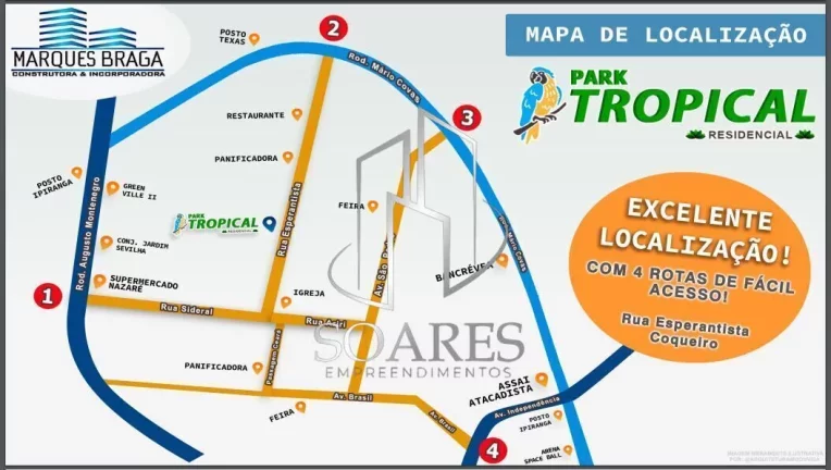 Imagem PARK TROPICAL Lançamento com 46m² e 1 vaga de garagem