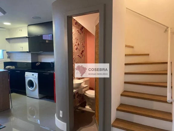 Imagem Apartamento com 1 dormitório para alugar, 45 m² por R$ 6.355,00/mês - Vila Olímpia - São Paulo/SP