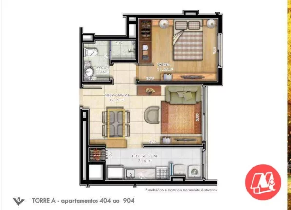 Imagem No Passo da Areia, 2 suites, 2 vagas e infraestrutura.