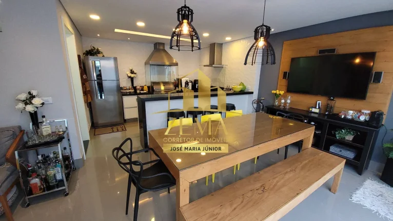 Imagem Sobrado 04 suites, 282 m2, util 224 m2, 04 vagas, Amplo Espaço Gourmet