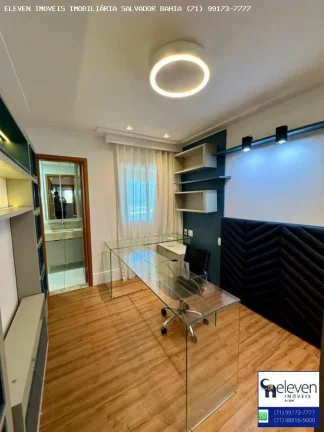 Imagem APARTAMENTO NO HEMISPHERE 360° PITUAÇU - 4 SUÍTES COM 200M2, NA MELHOR TORRE, VISTA MAR, FRONTAL,PORTEIRA FECHADA,