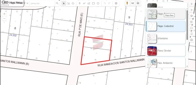 Imagem ÁREA à venda com 1490.38m² por R$ 2.980.000,00 no bairro Centro - PINHAIS / PR