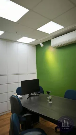 Imagem Sala mobiliada com 80 m² para aluguel por R$ 7.900,00 - Alphaville/SP