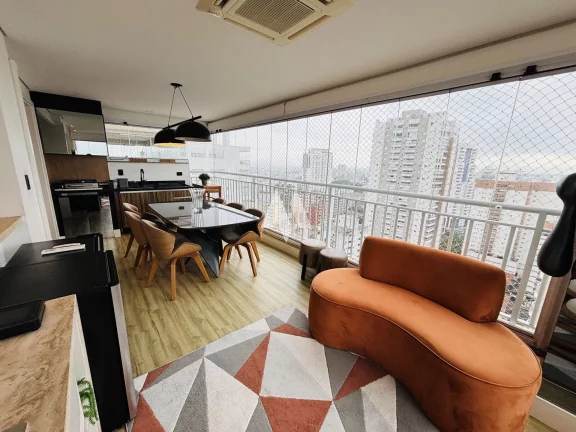 Imagem Apartamento alto padrão à venda porteira fechada com 3 dormitórios e Varanda Gourmet no Boqueirão de Santos/SP