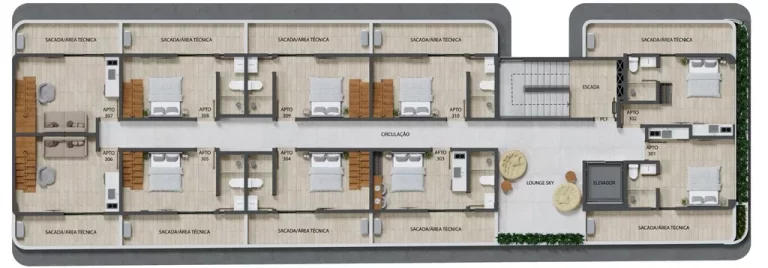 Imagem Apartamento à venda no bairro Bessa - João Pessoa/PB