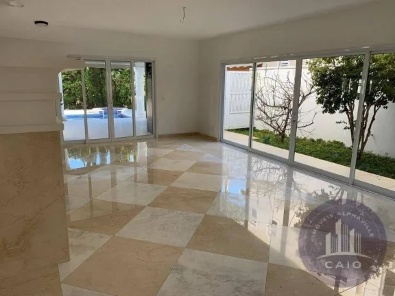 Imagem Casa Alto Padrão para Locação no Tamboré 02, 904m², 4 Suítes, Piscina, SPA