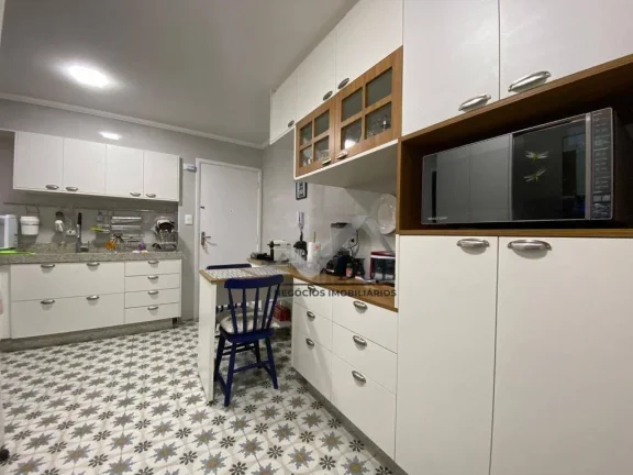 Imagem Apartamento com 3 quantos à venda, 125 m² por R$ 1.300.000 - Pompéia - Santos/SP