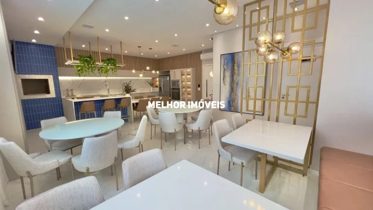 Imagem Apartamento Novo com churrasqueira a carvão na sacada com linda vista pra reserva