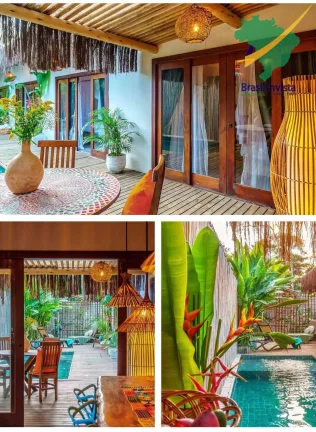 Imagem CASA EM CONDOMÍNIO ICATU - TRANCOSO BAHIA