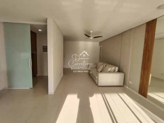 Imagem Apartamento frente mar com lazer, Tombo com 3 Quartos, 3 Suítes, 2 Salas, 4 Banheiros, 3 Vagas de Garagem, 112m²!